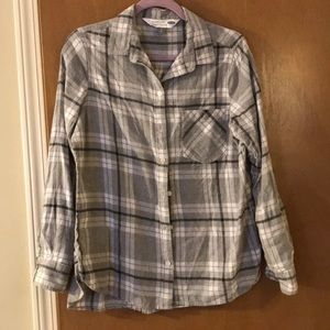 Women’s Gray Plaid Flannel